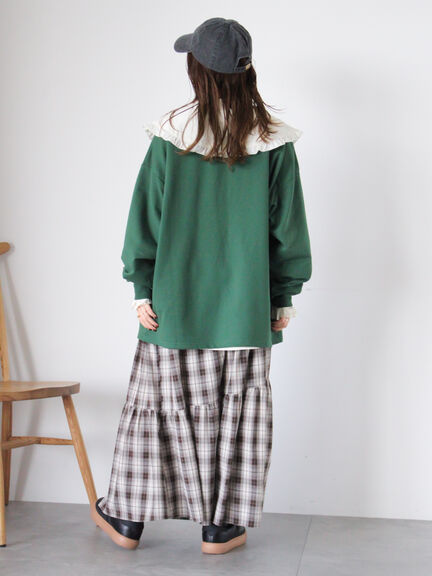 ◎ビッグロゴカットソー（グレー/グリーン/カーキ）｜ehka sopo（エヘカソポ）通販