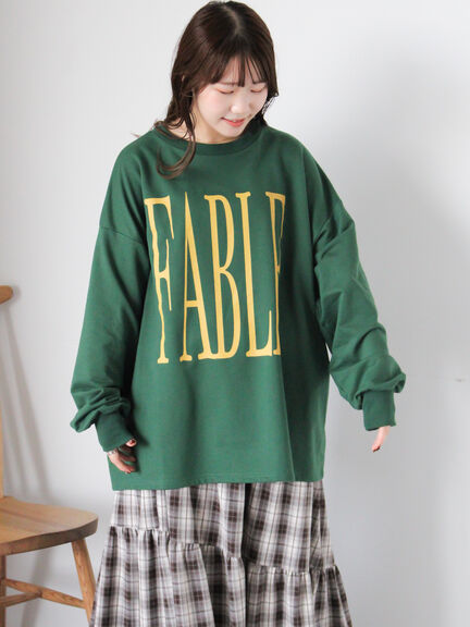 ◎ビッグロゴカットソー（グレー/グリーン/カーキ）｜ehka sopo（エヘカソポ）通販