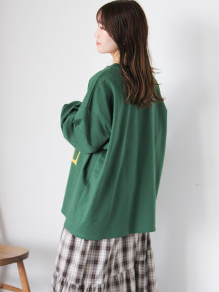 ◎ビッグロゴカットソー（グレー/グリーン/カーキ）｜ehka sopo（エヘカソポ）通販