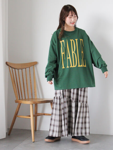 ◎ビッグロゴカットソー（グレー/グリーン/カーキ）｜ehka sopo（エヘカソポ）通販