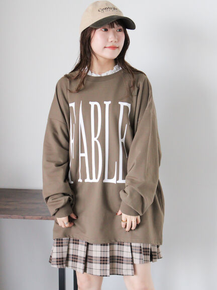 ◎ビッグロゴカットソー（グレー/グリーン/カーキ）｜ehka sopo（エヘカソポ）通販