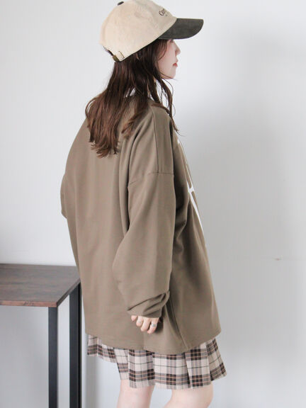 ◎ビッグロゴカットソー（グレー/グリーン/カーキ）｜ehka sopo（エヘカソポ）通販