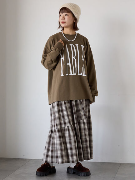 ◎ビッグロゴカットソー（グレー/グリーン/カーキ）｜ehka sopo（エヘカソポ）通販