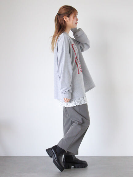 ◎ビッグロゴカットソー（グレー/グリーン/カーキ）｜ehka sopo（エヘカソポ）通販