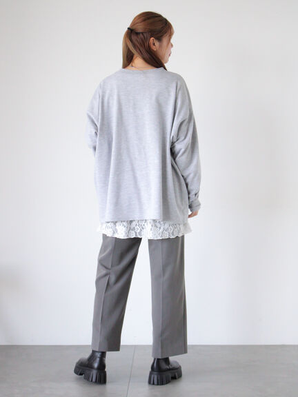 ◎ビッグロゴカットソー（グレー/グリーン/カーキ）｜ehka sopo（エヘカソポ）通販