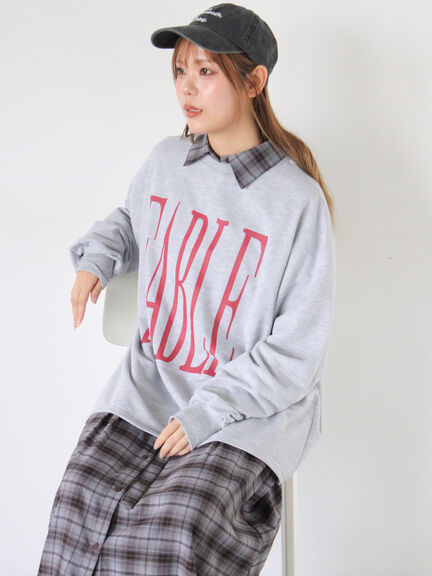 ◎ビッグロゴカットソー（グレー/グリーン/カーキ）｜ehka sopo（エヘカソポ）通販