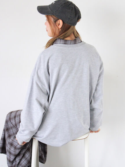 ◎ビッグロゴカットソー（グレー/グリーン/カーキ）｜ehka sopo（エヘカソポ）通販