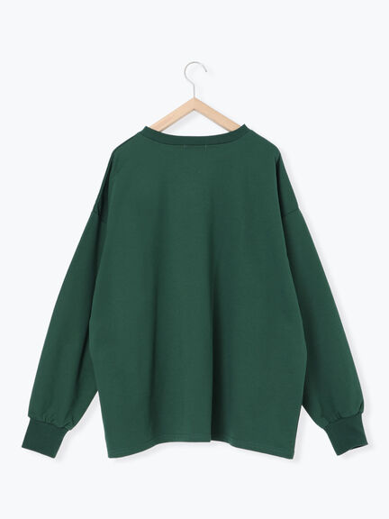 ◎ビッグロゴカットソー（グレー/グリーン/カーキ）｜ehka sopo（エヘカソポ）通販