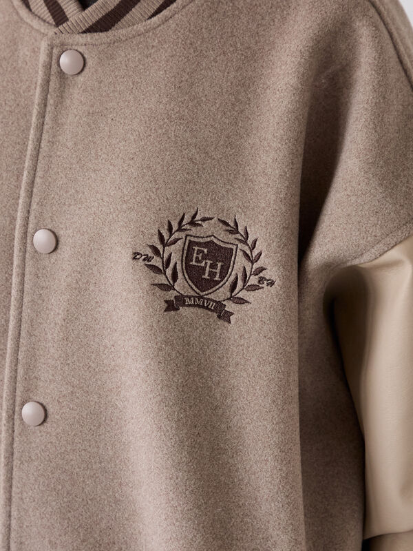 セール】 ビッグシルエットスタジャン（グレー/ベージュ/ネイビー