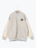 ビッグシルエットスタジャン（グレー/ベージュ/ネイビー）｜ehka sopo（エヘカソポ）通販