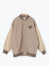 ビッグシルエットスタジャン（グレー/ベージュ/ネイビー）｜ehka sopo（エヘカソポ）通販