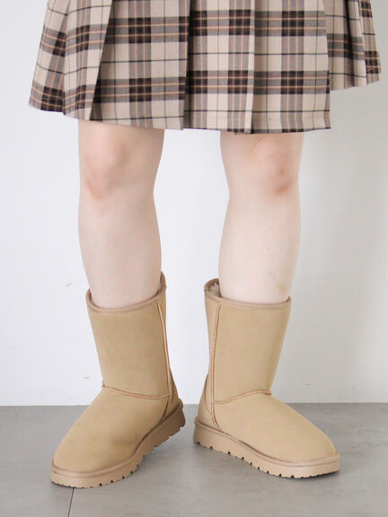 ボアブーツ（グレー/ベージュ/キャメル）｜ehka sopo（エヘカソポ）通販