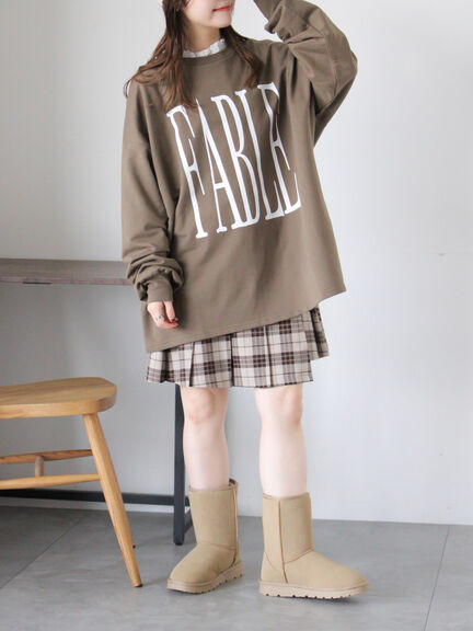 ボアブーツ（グレー/ベージュ/キャメル）｜ehka sopo（エヘカソポ）通販