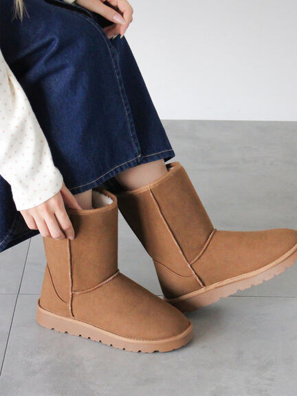 ボアブーツ（グレー/ベージュ/キャメル）｜ehka sopo（エヘカソポ）通販