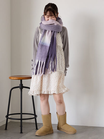 ボアブーツ（グレー/ベージュ/キャメル）｜ehka sopo（エヘカソポ）通販