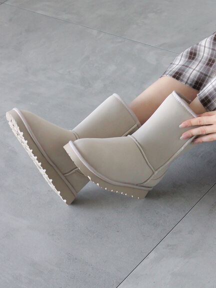 ボアブーツ（グレー/ベージュ/キャメル）｜ehka sopo（エヘカソポ）通販