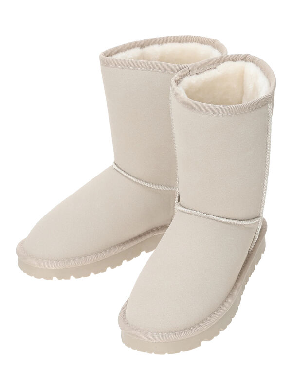 ボアブーツ（グレー/ベージュ/キャメル/シューズ/ショートブーツ