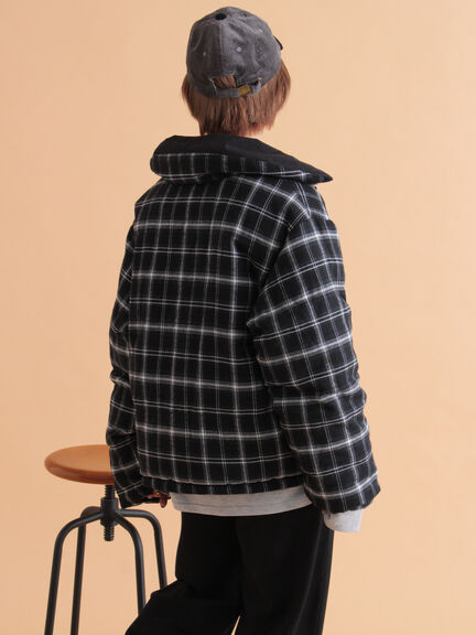 リバーシブル中綿ジャケット（ブラック/ベージュ/カーキ）｜ehka sopo（エヘカソポ）通販