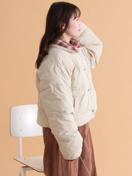 リバーシブル中綿ジャケット（ブラック/ベージュ/カーキ）｜ehka sopo（エヘカソポ）通販