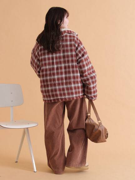 リバーシブル中綿ジャケット（ブラック/ベージュ/カーキ）｜ehka sopo（エヘカソポ）通販