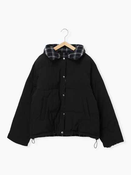 リバーシブル中綿ジャケット（ブラック/ベージュ/カーキ）｜ehka sopo（エヘカソポ）通販