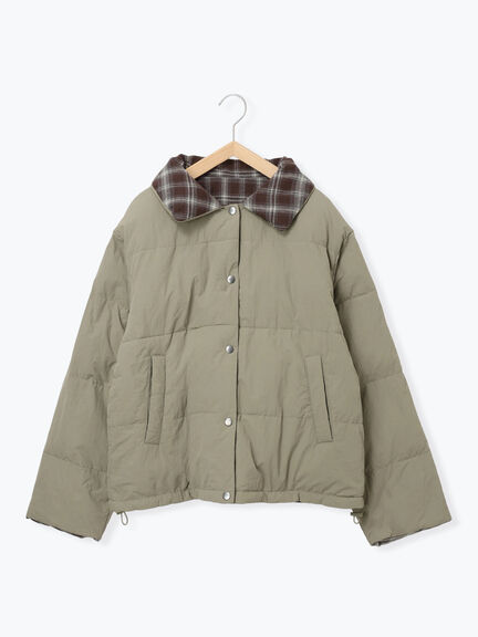 リバーシブル中綿ジャケット（ブラック/ベージュ/カーキ）｜ehka sopo（エヘカソポ）通販