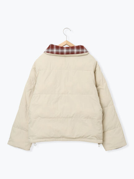 リバーシブル中綿ジャケット（ブラック/ベージュ/カーキ）｜ehka sopo（エヘカソポ）通販