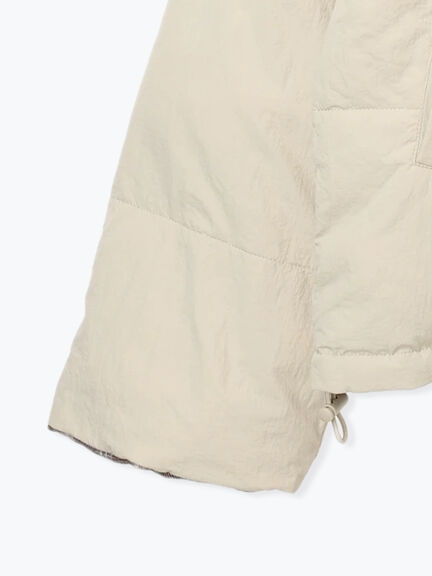 リバーシブル中綿ジャケット（ブラック/ベージュ/カーキ）｜ehka sopo（エヘカソポ）通販