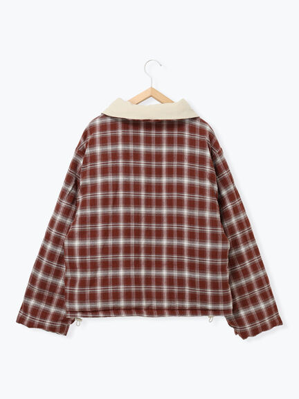 リバーシブル中綿ジャケット（ブラック/ベージュ/カーキ）｜ehka sopo（エヘカソポ）通販