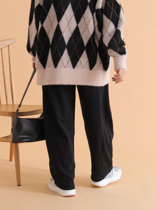 セール】 カーブスウェットパンツ（グレー/ブラック/キナリ/ボトムス