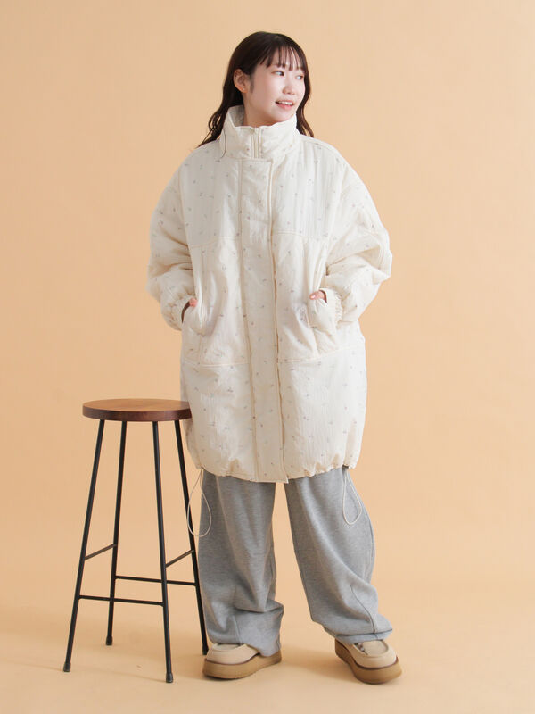 セール】 モンスタージャケット（オフホワイト/ベージュ/キナリ