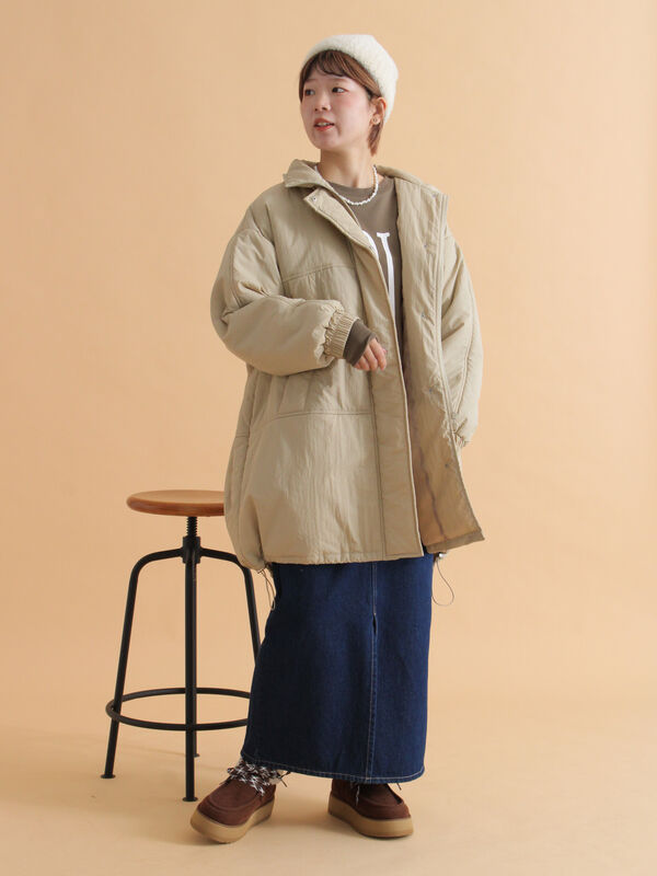 モンスタージャケット（オフホワイト/ベージュ/キナリ/アウター