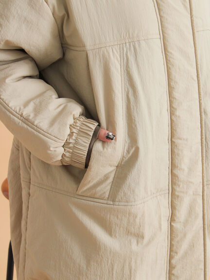 モンスタージャケット（オフホワイト/ベージュ/キナリ）｜ehka sopo（エヘカソポ）通販