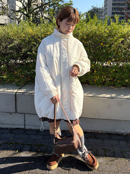 モンスタージャケット（オフホワイト/ベージュ/キナリ）｜ehka sopo（エヘカソポ）通販