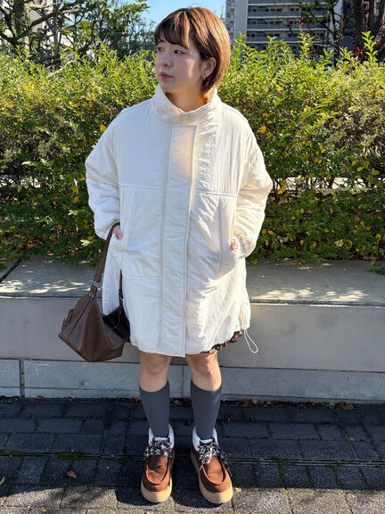 モンスタージャケット（オフホワイト/ベージュ/キナリ）｜ehka sopo（エヘカソポ）通販