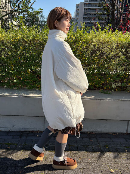 モンスタージャケット（オフホワイト/ベージュ/キナリ）｜ehka sopo（エヘカソポ）通販