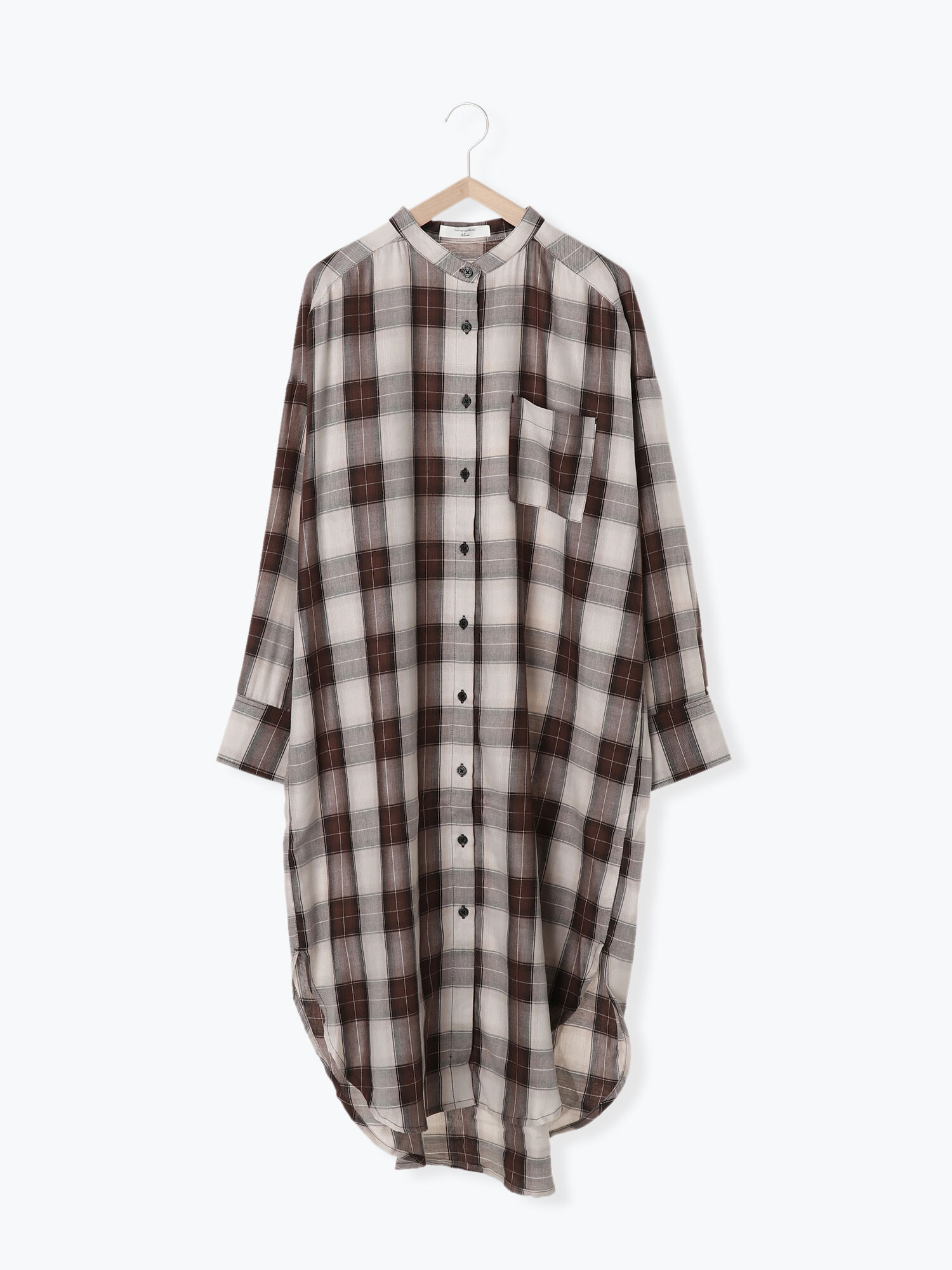 期間限定 チェックシャツワンピース ブラック ブラウン カーキ ワンピース Samansa Mos2 Blue サマンサモスモス ブルー 公式通販