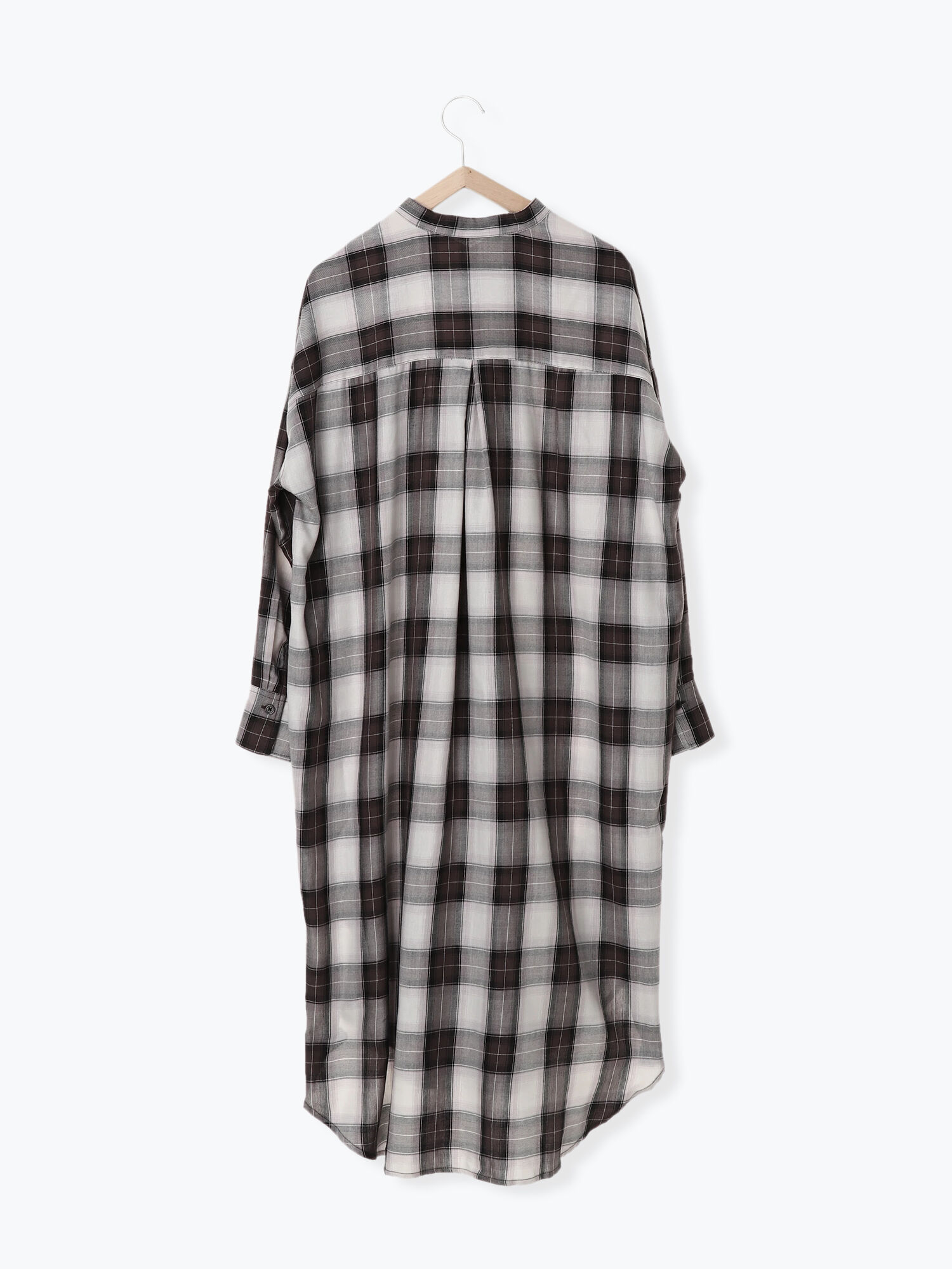 期間限定 チェックシャツワンピース ブラック ブラウン カーキ ワンピース Samansa Mos2 Blue サマンサモスモス ブルー 公式通販