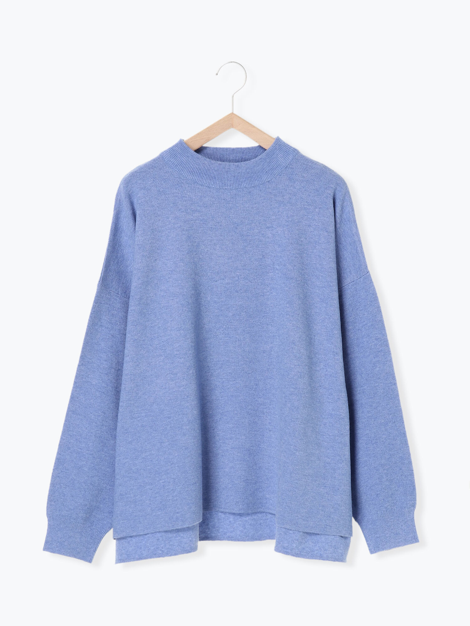 セール ミラノリブハイネックプルオーバー ピンク ベージュ ミント ブルー パープル トップス Samansa Mos2 Blue サマンサモスモス ブルー 公式通販