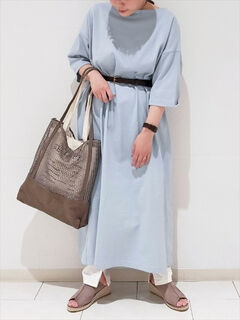 ワンピース ブルー 青系 Samansa Mos2 Blue サマンサモスモス ブルー 公式通販