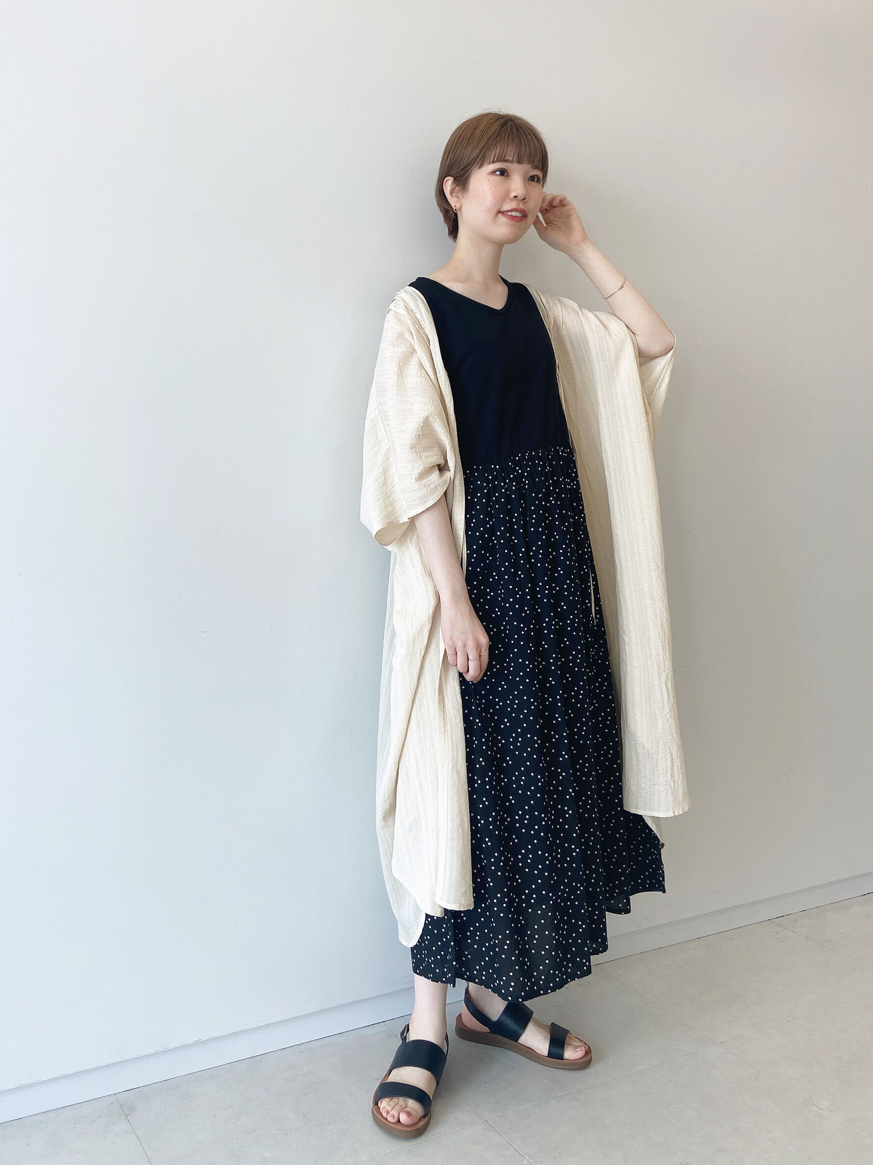 セール ガウンワンピース オフホワイト ブラック ベージュ ワンピース Samansa Mos2 Blue サマンサモスモス ブルー 公式通販