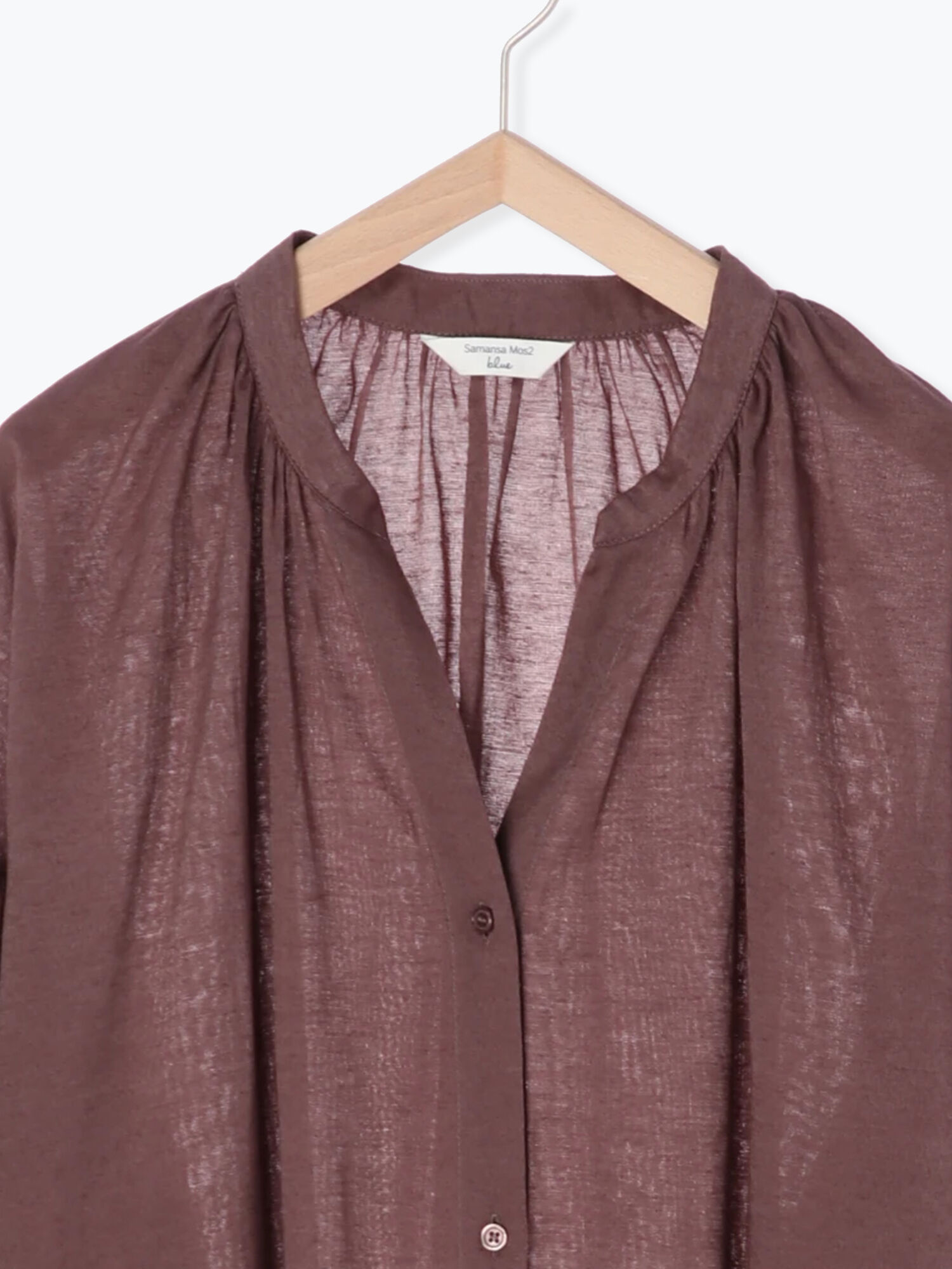 セール 前開きギャザーワンピース ブラック ブラウン イエロー ワンピース Samansa Mos2 Blue サマンサモスモス ブルー 公式通販