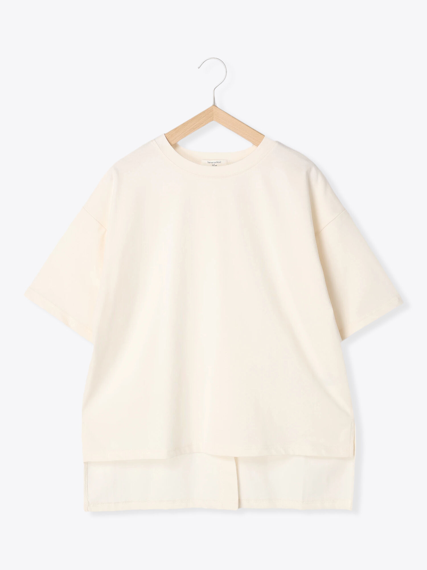 セール】 バックスリットTシャツ（オフホワイト/チャコールグレー/ベージュ/トップス/カットソー）| Samansa Mos2  blue（サマンサモスモス ブルー）公式通販