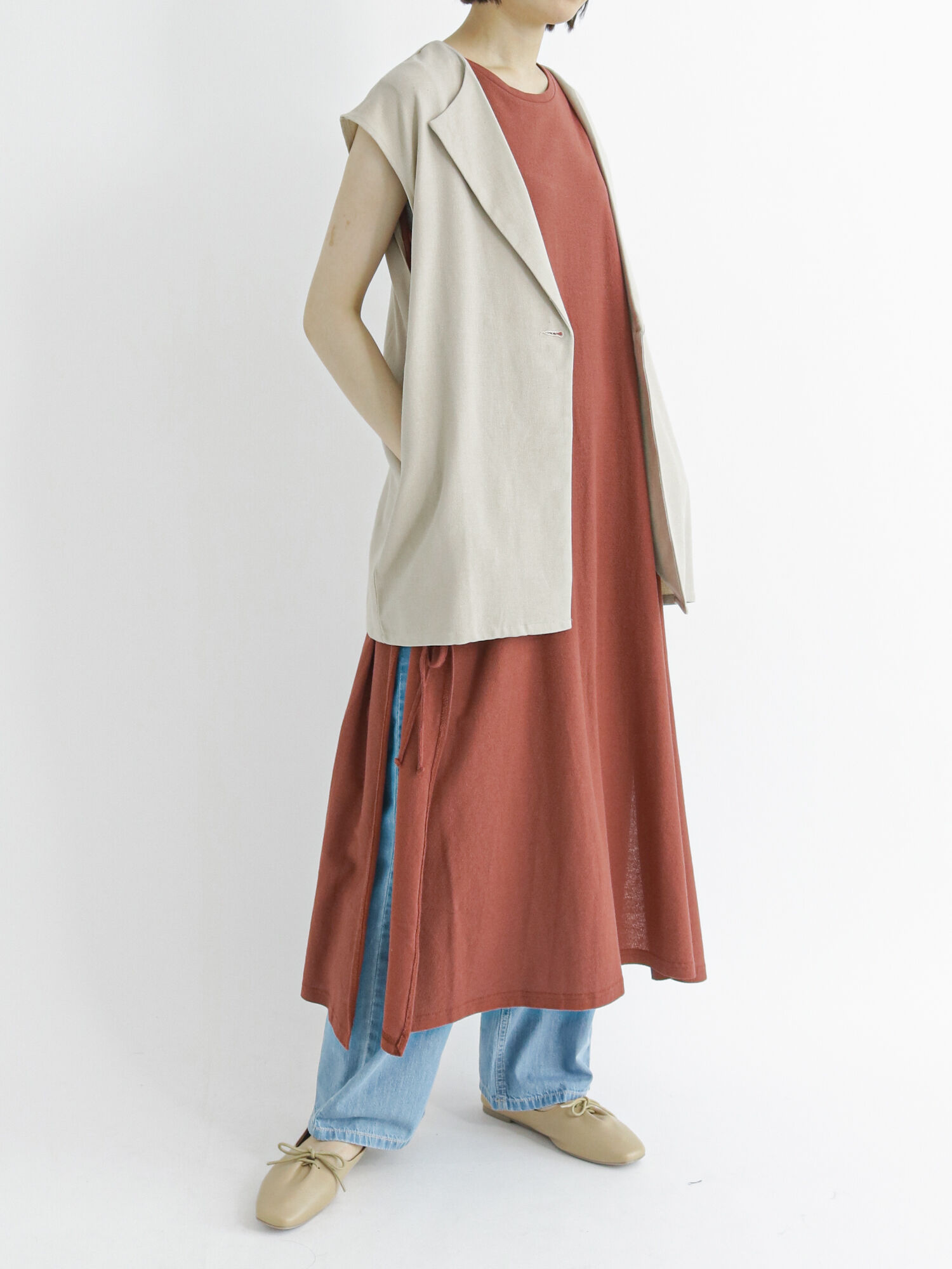 セール 肩タックサイドスリットワンピース ブラック レッド カーキ ワンピース ワンピース Samansa Mos2 Blue サマンサモスモス ブルー 公式通販