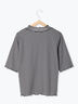 リブハイネックTシャツ（オフホワイト/チャコールグレー/ライトベージュ/ブラウン/マスタード）｜Samansa Mos2 blue（サマンサモスモス ブルー）通販