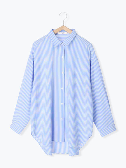 マルチスタイルシャツ（オフホワイト/グレー/ベージュ/モカ/ブラウン/カーキ/ブルー）｜Samansa Mos2 blue（サマンサモスモス ブルー）通販