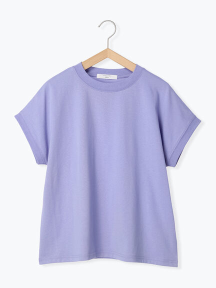 フレンチスリーブTシャツ（オフホワイト/チャコールグレー/パープル）｜Samansa Mos2 blue（サマンサモスモス ブルー）通販