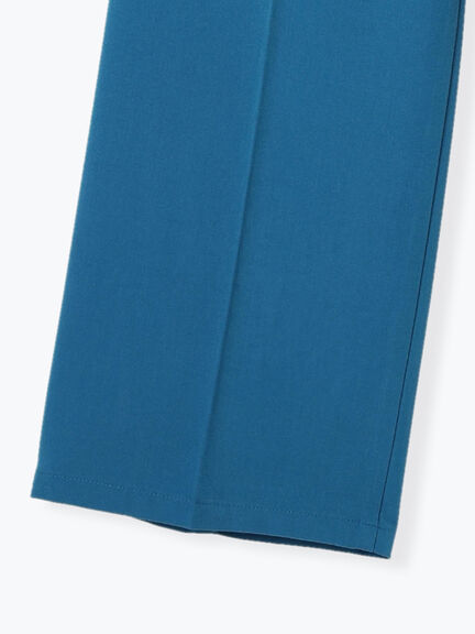 【接触冷感】2タックイージーパンツ（ブラック/グリーン/ブルー/キナリ）｜Samansa Mos2 blue（サマンサモスモス ブルー）通販