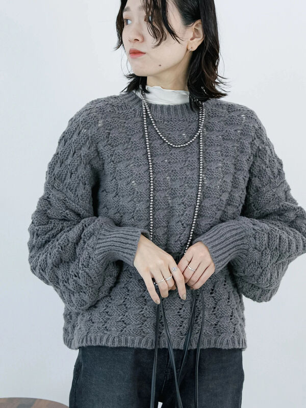 6 roku TRIANGLE SHIRT KNIT ニット - ニット/セーター