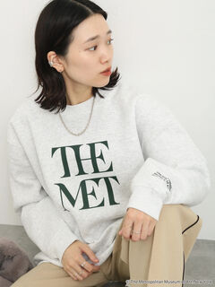 EC限定》【THE MET】裏起毛スウェット（キナリ/ＴＯＰグレー/トップス